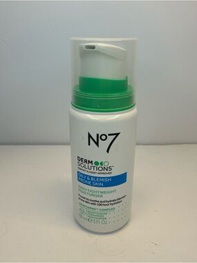 No7 Derm Solutions Oily & Blemish Prone Skin Moisturizer 3oz Niacinamide Hydrati